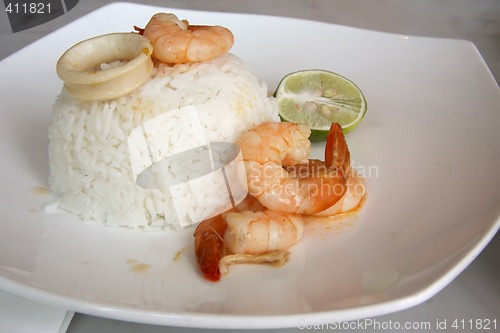 Image of Rice with shrimp