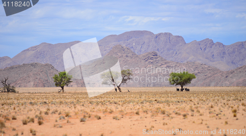 Image of mountains in Namibia