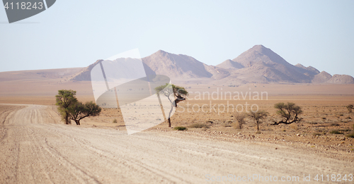 Image of road in Namibia