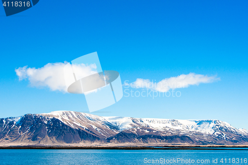 Image of Mountains in the arctic sea