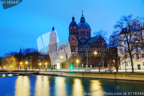 Image of St. Luke Church (Lukaskirche) in Munich, Germany