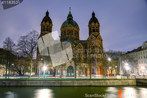 Image of St. Luke Church (Lukaskirche) in Munich, Germany