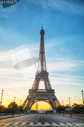 Image of Cityscape with the Eiffel tower