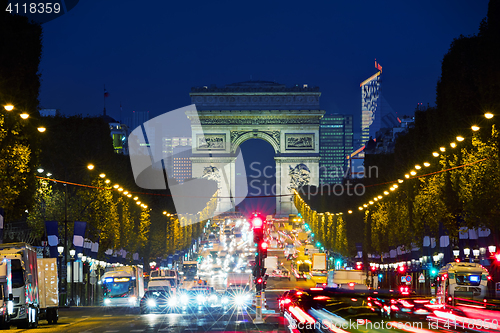 Image of Arc de Triomphe de l\'Etoile in Paris