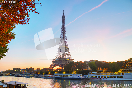 Image of Cityscape with the Eiffel tower
