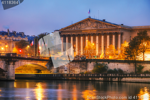 Image of Assemblee Nationale (National Assembly) in Paris, France