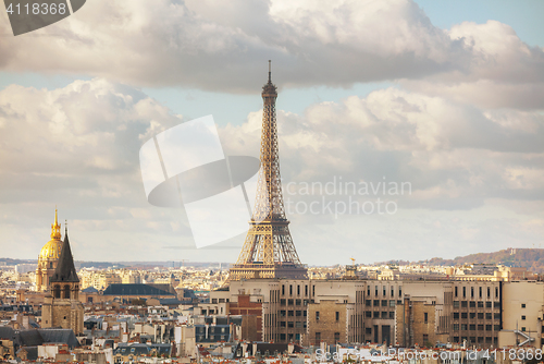 Image of Aerial overview of Paris