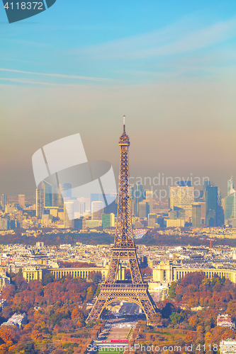 Image of Aerial view of Paris