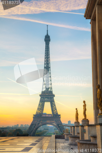 Image of Cityscape with the Eiffel tower