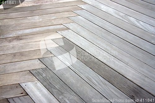 Image of Outdoor parquet pattern