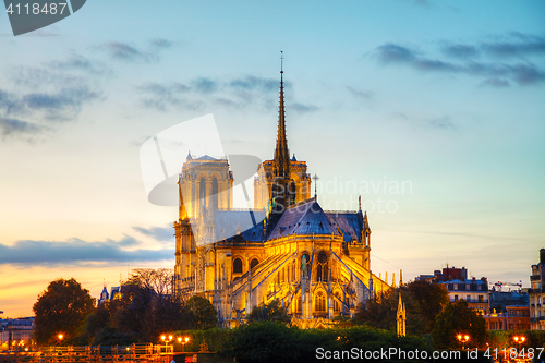 Image of Notre Dame de Paris cathedral