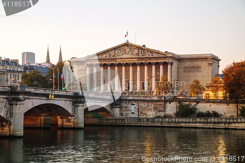 Image of Assemblee Nationale (National Assembly) in Paris, France