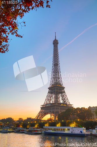 Image of Cityscape with the Eiffel tower