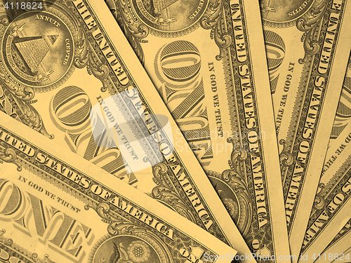 Image of Dollar notes 1 Dollar - vintage