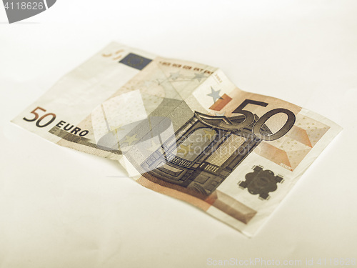 Image of Vintage Euro note