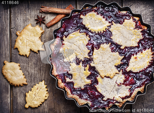 Image of Homemade plum pie