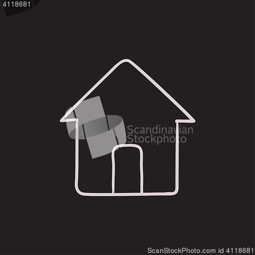 Image of House sketch icon.