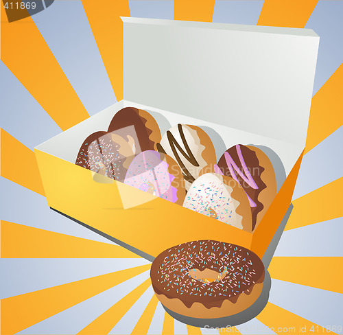 Image of Donuts in a box