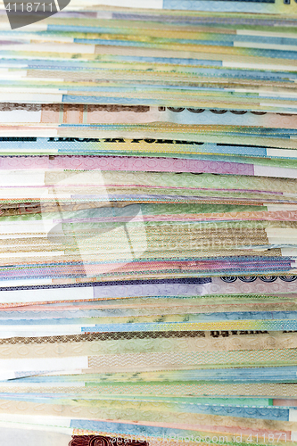 Image of stack of money, close-up