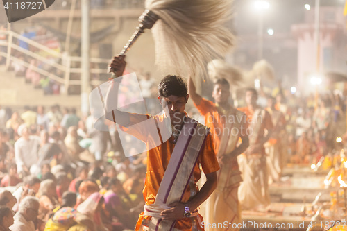 Image of Ganges Aarti ceremony, Varanasi