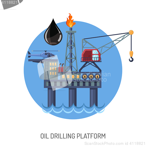 Image of Oil drilling platform concept