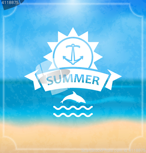 Image of Summer Template of Holidays Design and Typography