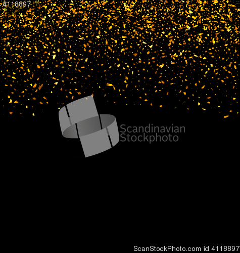 Image of Golden Explosion of Confetti