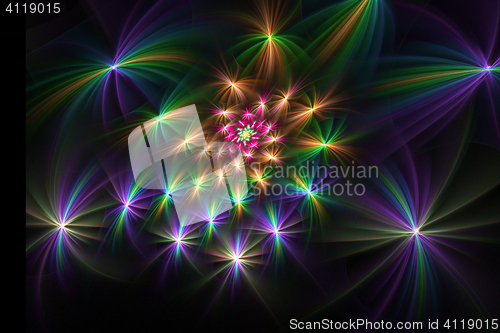 Image of Abstract image: \"Shining fractal\"