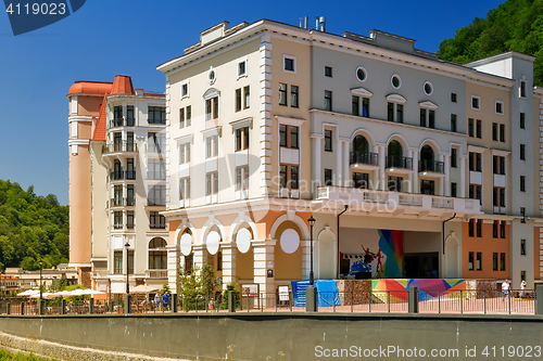 Image of Comfortable hotel in the mountains.