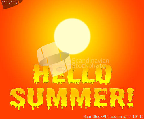 Image of Hello Summer Shows At The Moment And Currently