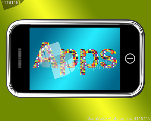 Image of Mobile Phone Apps Smartphone Applications