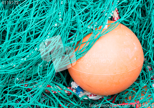 Image of Pile of fishing nets