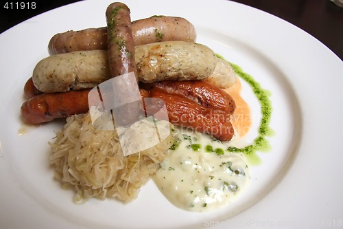 Image of German sausages