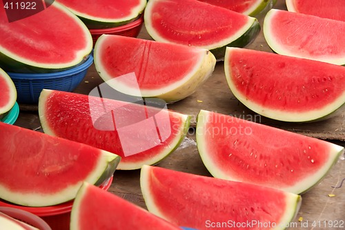 Image of Sliced watermelon