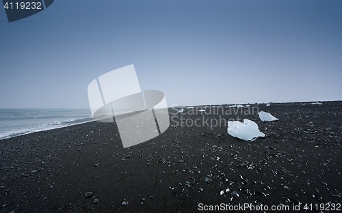 Image of Icebergs at glacier lagoon 