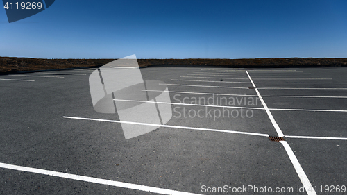 Image of Empty Space in a Parking Lot