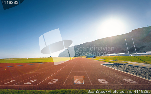 Image of Running track outdoors