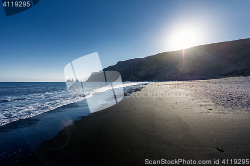 Image of Beach near Vik Iceland