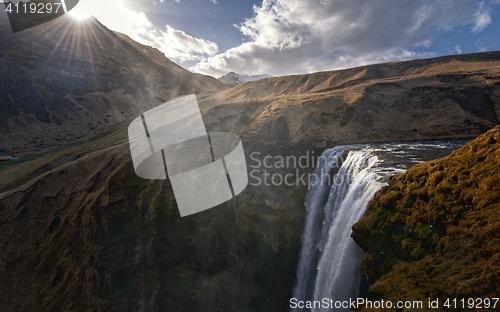 Image of Waterfall in Iceland