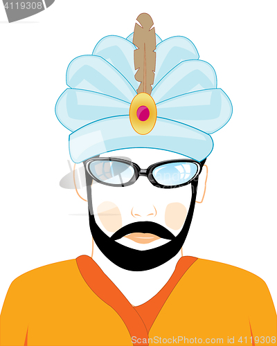 Image of Man in hat of the hindu