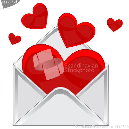 Image of Heart in envelope