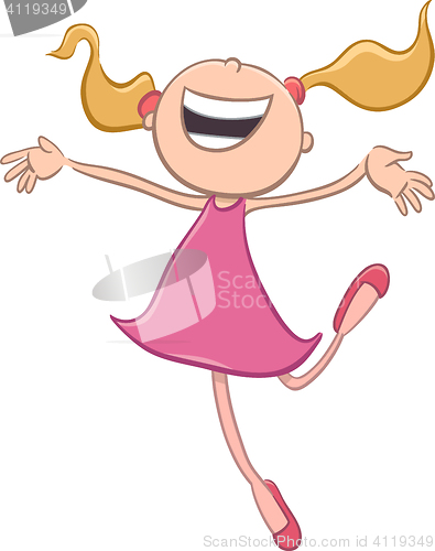 Image of girl cartoon character