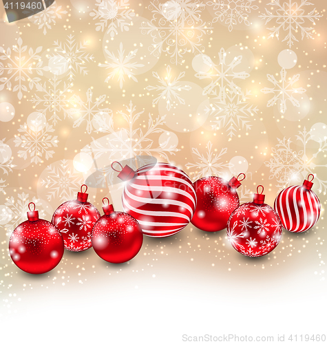 Image of Christmas Abstract Shimmering Background