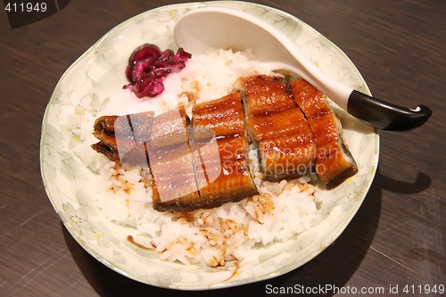 Image of Unagi with rice