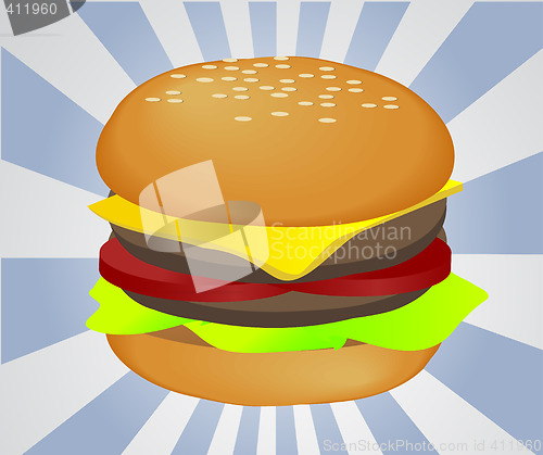 Image of Hamburger illustration
