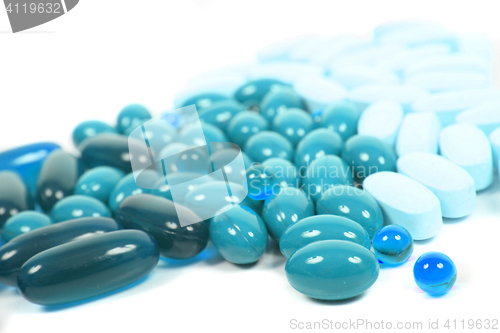 Image of pills as background