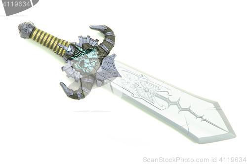 Image of sword toy isolated