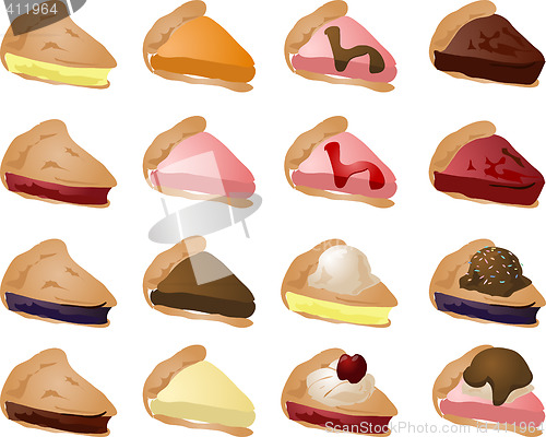 Image of Various pies