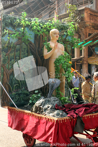 Image of Annual Jain Digamber Procession in Kolkata, India