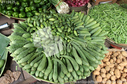 Image of Vegetable market in Kolkata, India